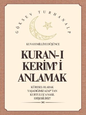 cover image of Kuran'ı Kerim'i Anlamak